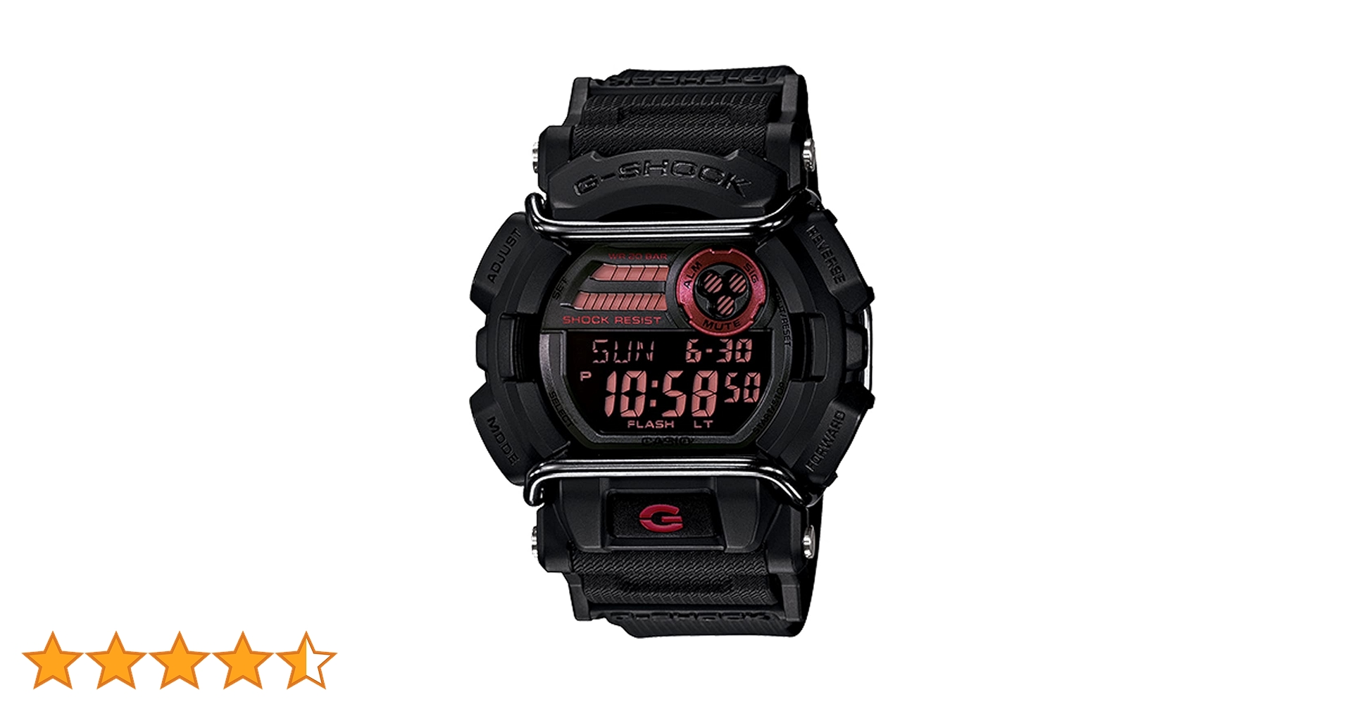 Amazon.co.jp: Casio G-Shock GD400-1CR Classic Digital Black/Red